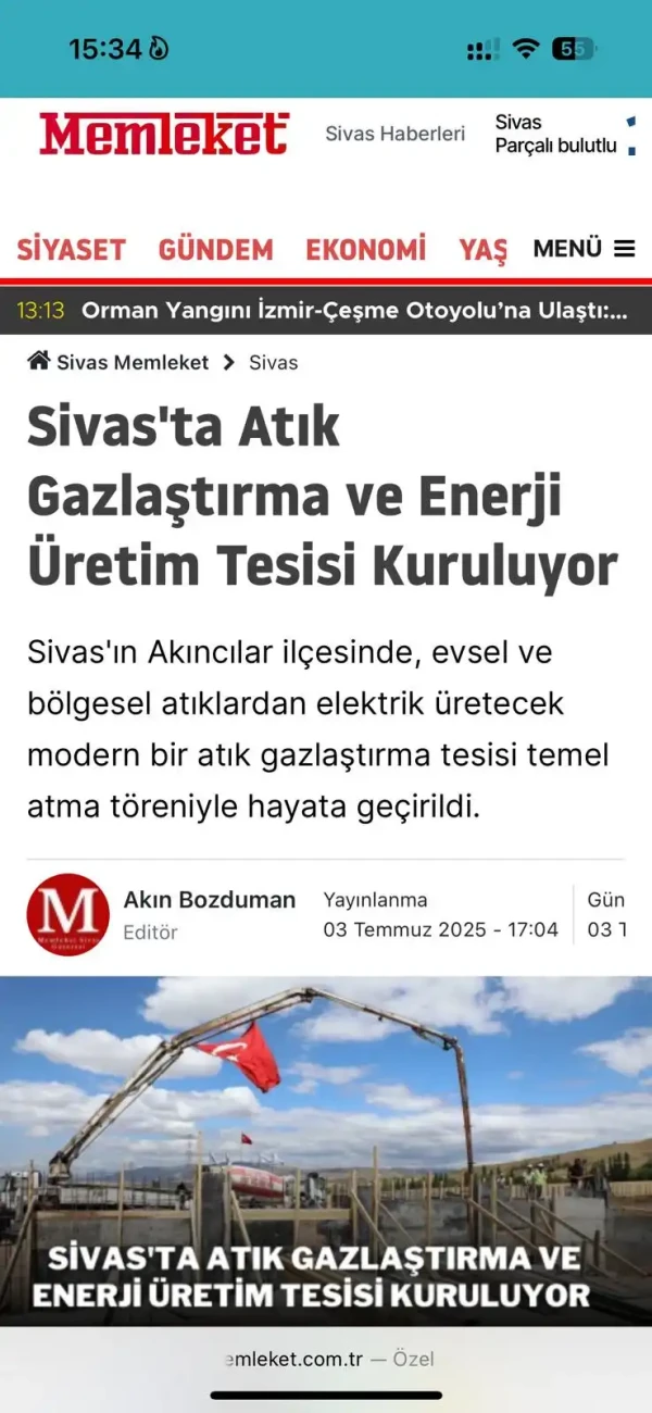 Gaz Arıtma Tesisi
