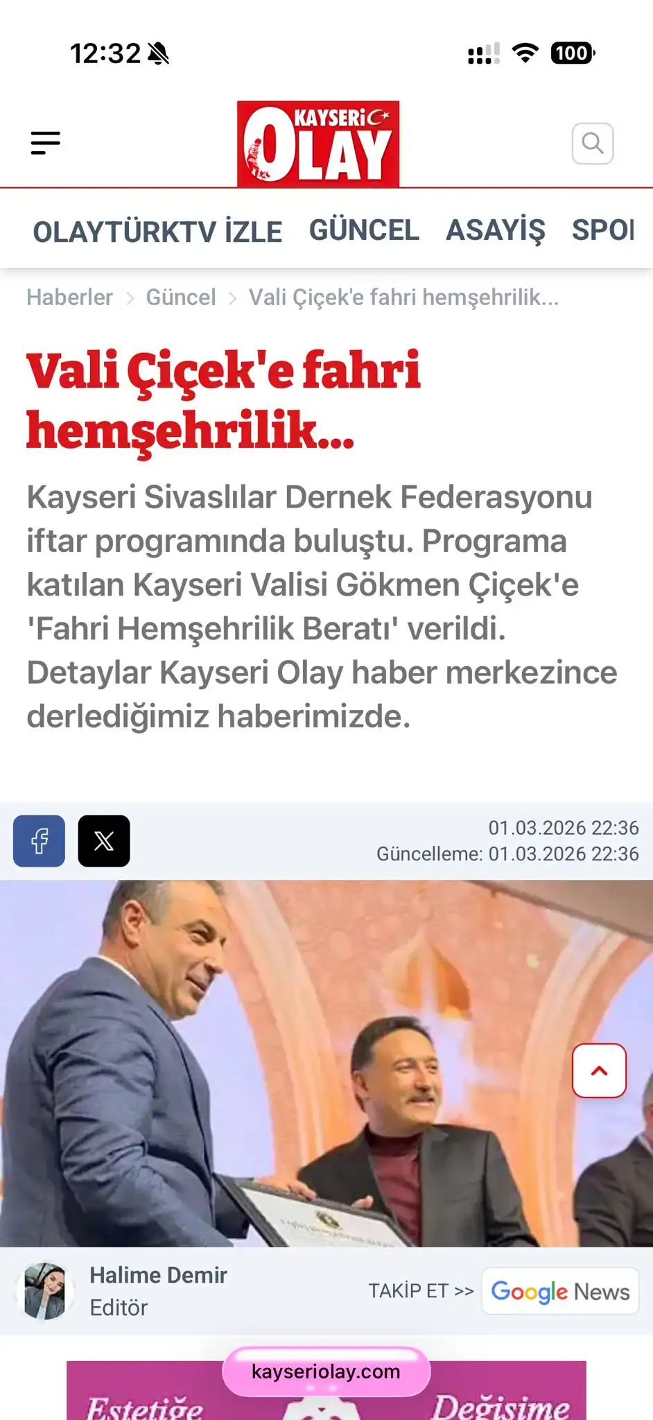 Gökmen Çiçek Ziyareti