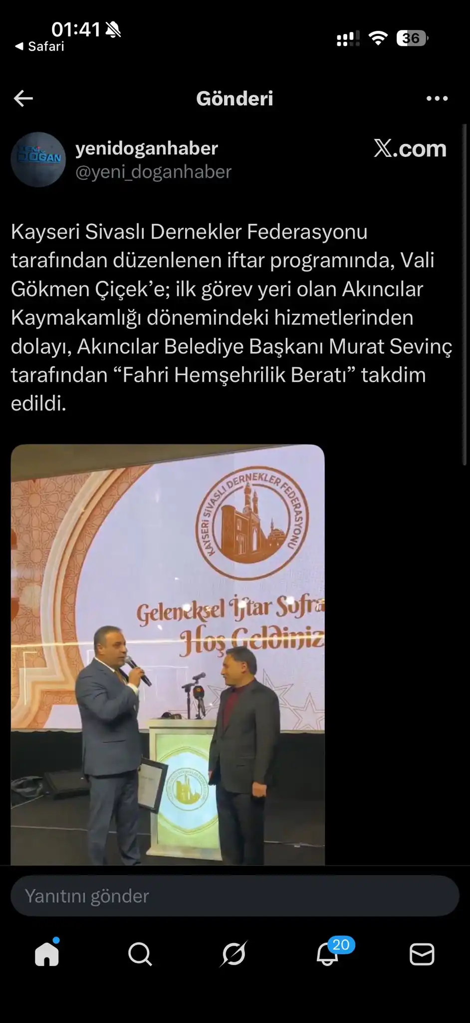 Gökmen Çiçek Ziyareti